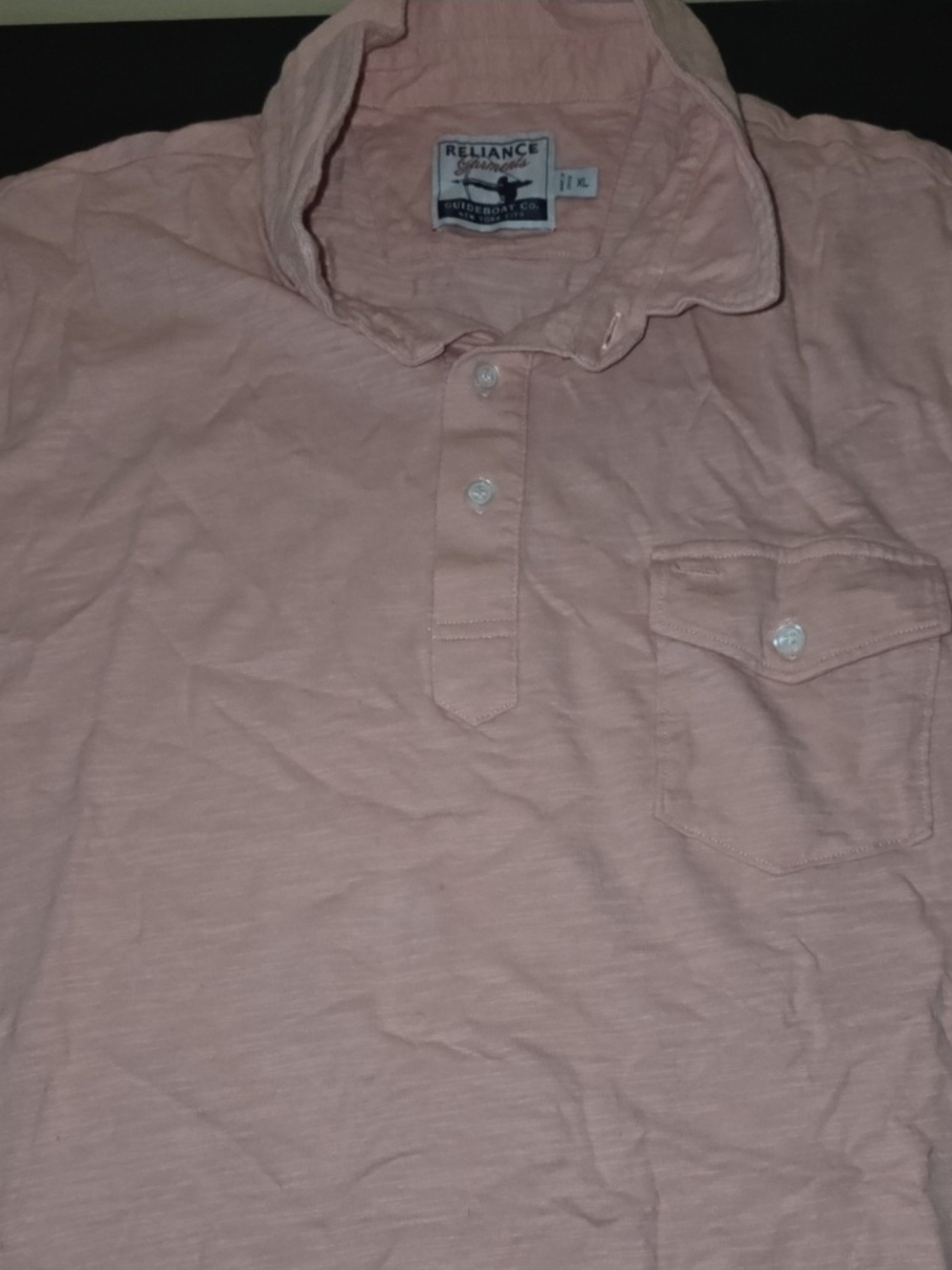 Guideboat Co. Reliance Men's 2XL Slub Cotton Polo Shirts Lot (Set of 2)
